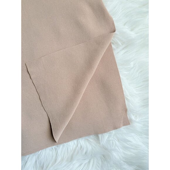 Legoe. Heritage Crepe Knit Tan Maternity Maxi Skirt Stretch XS - Picture 4 of 7